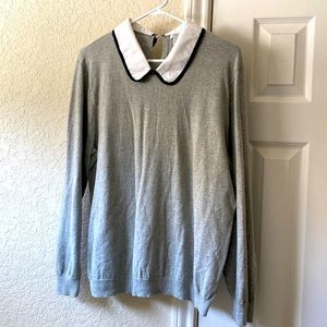 XL Peter Pan Collared Sweater J Crew